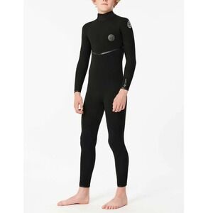 Ripcurl Kids Black‎ E-Bomb Back Zip 3/2 Stretch Wetsuit Size 16